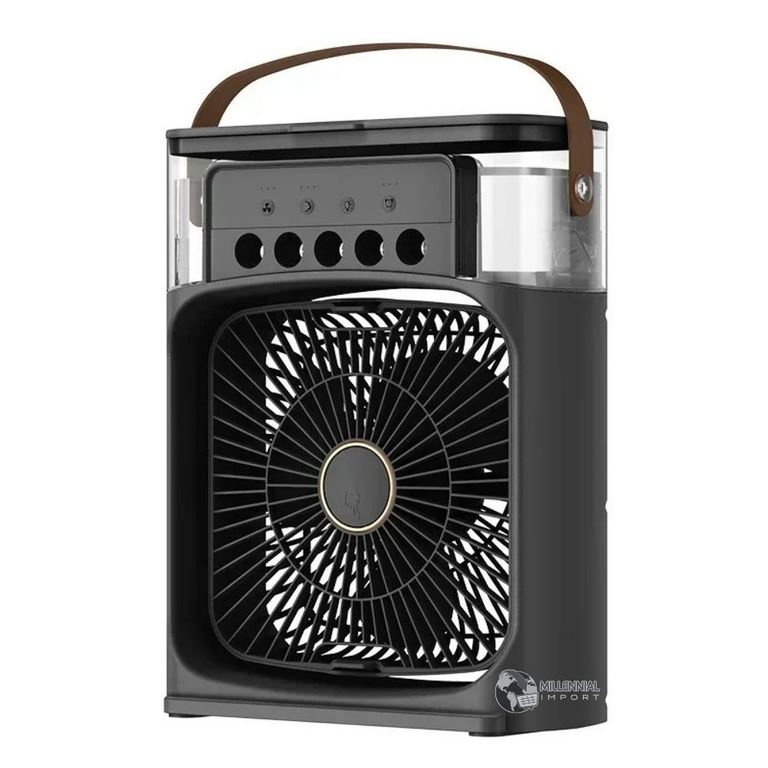 Ventilador Humificador + Timer Usb con Luz Led