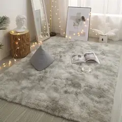 GENERICO - Alfombra Rectangular Felpuda 50X150Cm Gris