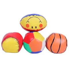GENERICO - JUGUETE PARA BEBÉ SET x4 PELOTAS DE ESPUMA