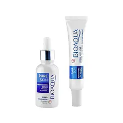 BIOAQUA - Serum Antiacne + Crema Antiacne Pure Skin
