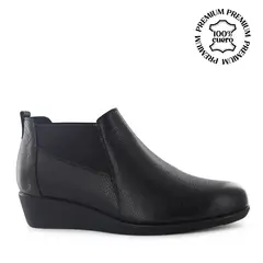 ECCO - Botas Confort Mujer Leticia10 Negro Cuero