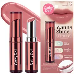 CATHY DOLL - WANNA SHINE LIPSTICK 3G 10 DREAMY GIRL