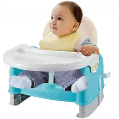 IDEAL BABY & KIDS - Comedor Portátil Bandeja Extraíble- Azul