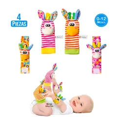 BABY - Set de Estimulación para Bebés NIÑA - Medias y Muñequeras