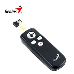 GENIUS - Presentador Con Puntero Media Pointer 100 Run Card Black