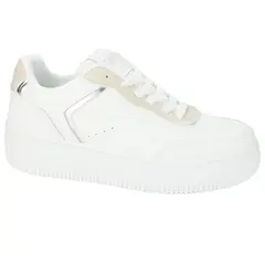CHALADA - Zapatillas Mujer Blanco Plataforma Joggo-1