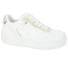 CHALADA - Zapatilla Mujer Joggo-1 Blanco Plata