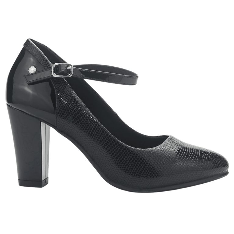 Zapato Mujer Negro Formal Cobna-2