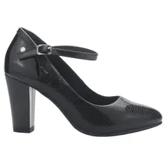 CHALADA - Zapato Mujer Negro Formal Cobna-2