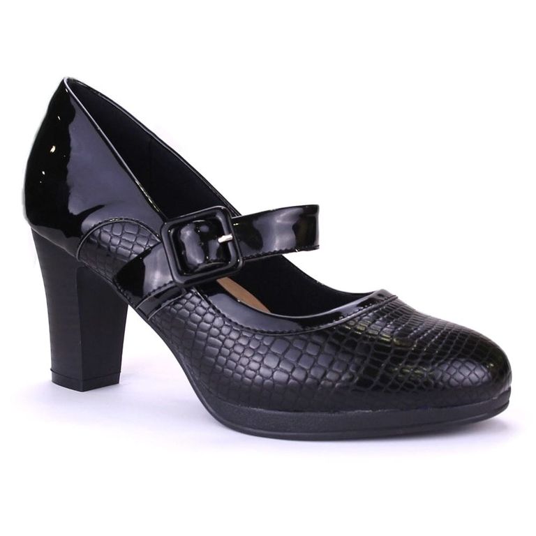 Zapato Mujer Negro Formal Dilly-10