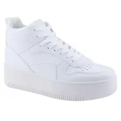 CHALADA - Zapatillas Mujer Blanco Plataforma Metta-8