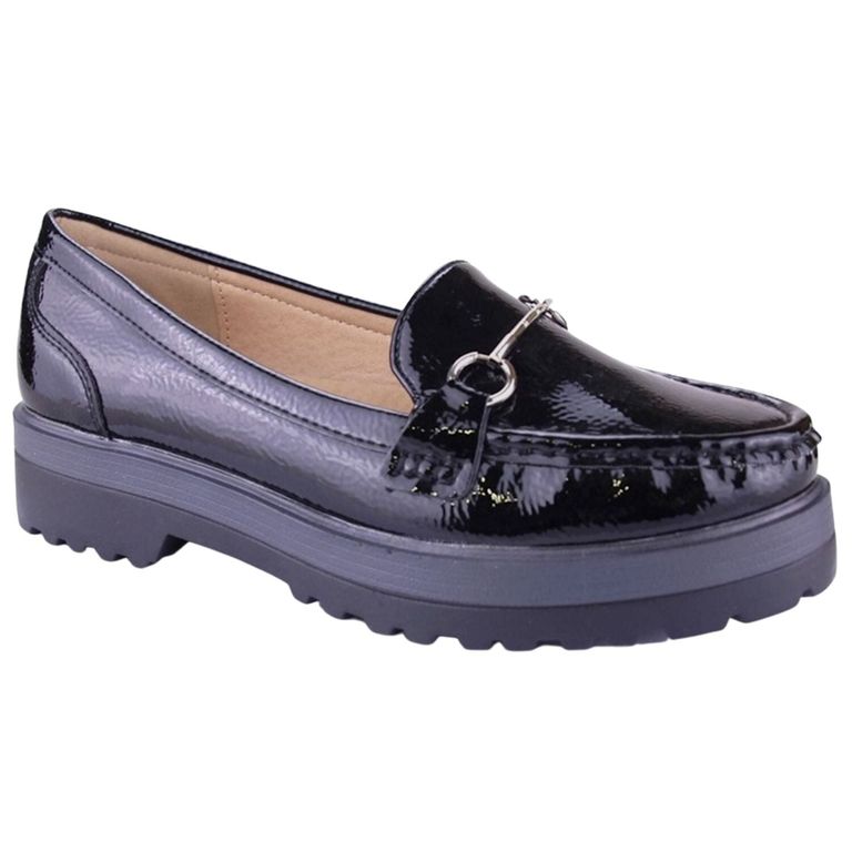 Zapato Mujer Negro Plataforma Grand-1
