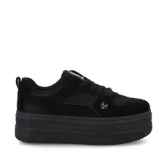 GOTTA - Zapatilla Plataforma Negra Mujer 38562