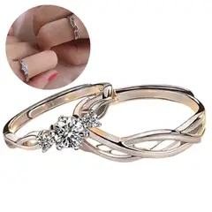 NO LOGO - Anillo Para Pareja Doncella y Caballero - Regalo Enamorados novios
