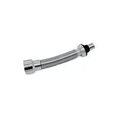 XM - TRAMPA FLEXIBLE CROMADA DE PVC PARA URINARIO AUR9309