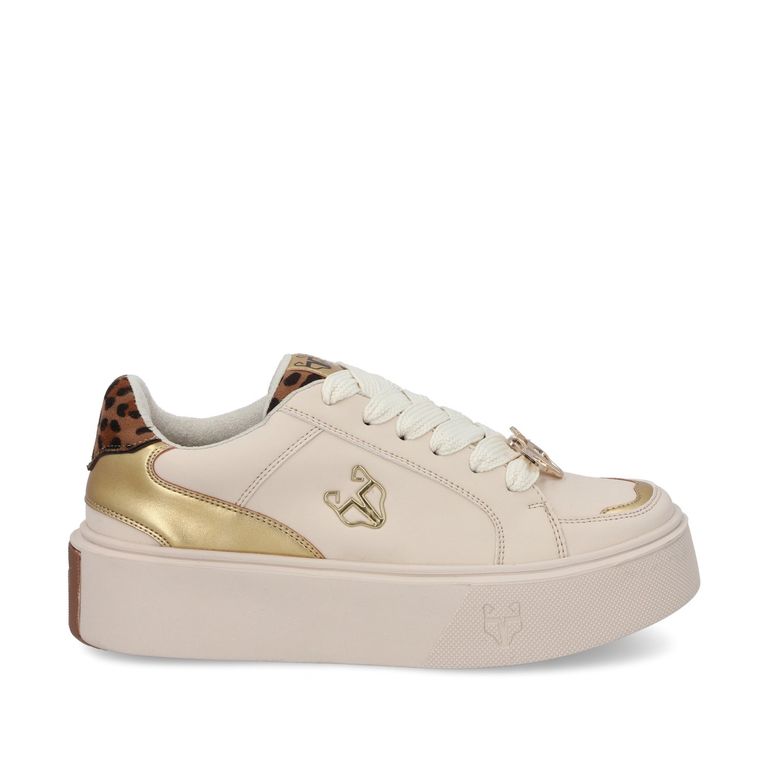 Zapatilla Beige Mujer 43046