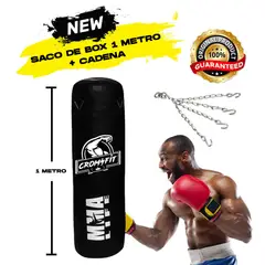 HOLGU - Saco de box de 1 METRO + cadena - Boxeo - training