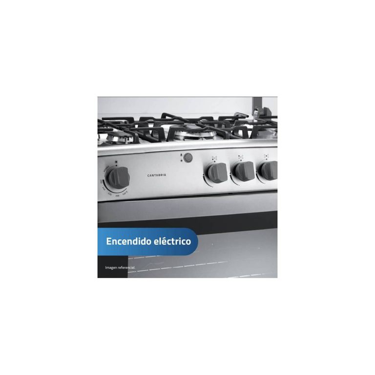 COCINA GLP CANTABRIA CROMA 5 Hornillas TRIPLE LLAMA