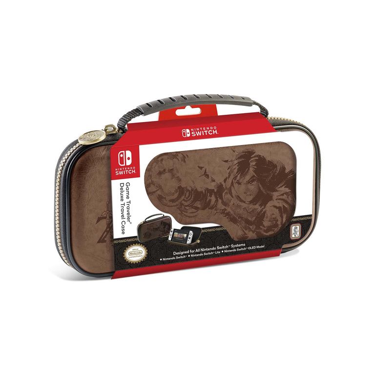 Estuche Game Traveler Deluxe Travel Case Switch Zelda Tears Marron