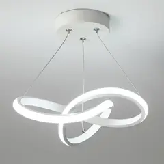 HOME NEAT - LED Lámpara Colgante de Techo Moderna 3 Colores Ø30cm Blanco