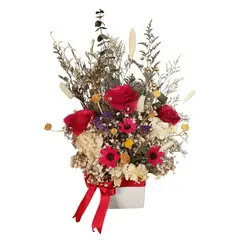 GENERICO - Arreglo Floral Día de la Madre Corazón Florido