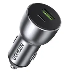 UGREEN - Cargador De Carro 52.5w Max, 30w 2 Puertos CD213 - 60980
