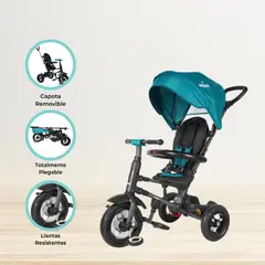 INFANTI - Triciclo Guiador Plegable «GO RIDER» GREEN