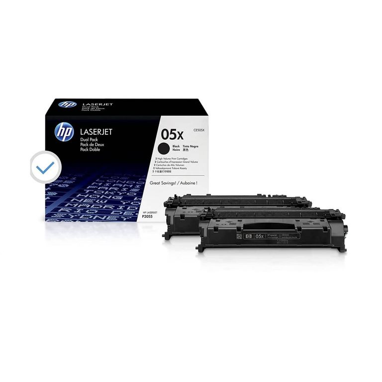 TONER 05XD CÓDIGO CE505XD DUAL NEGRO 13000 Pág