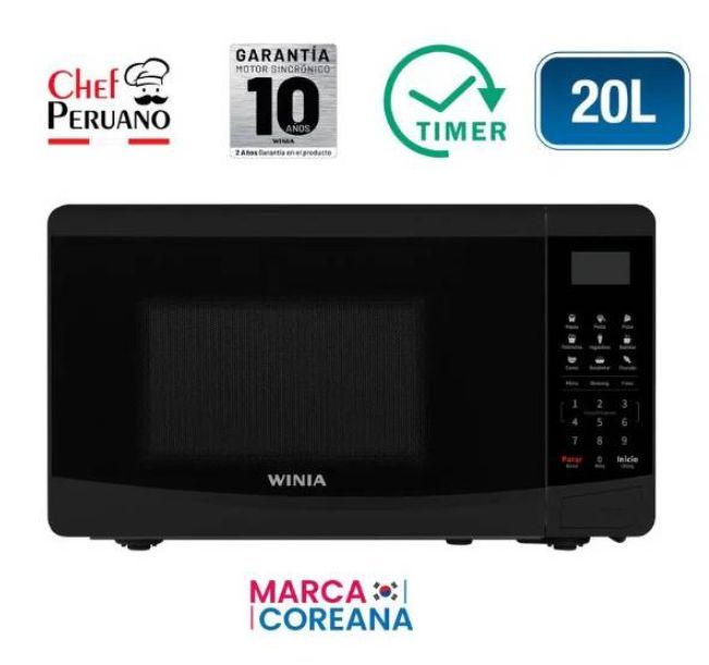 HORNO MICROONDAS 20 L - WMN-20WCB