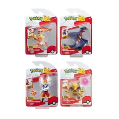 POKEMON - Set Jazwares Garchomp Alakazam Infernape Cinderace