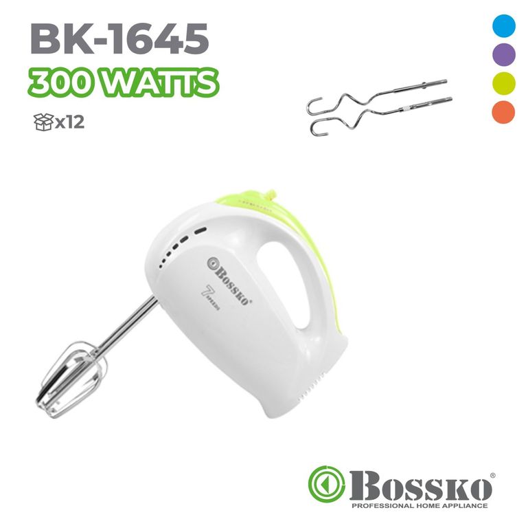 Batidora De Mano 300 Wats Bk-1645 -Verde