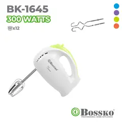 BOSSKO - Batidora De Mano 300 Wats Bk-1645 -Verde