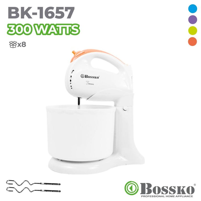 Batidora De Mano 300 Wats Bk-1657-Naranja