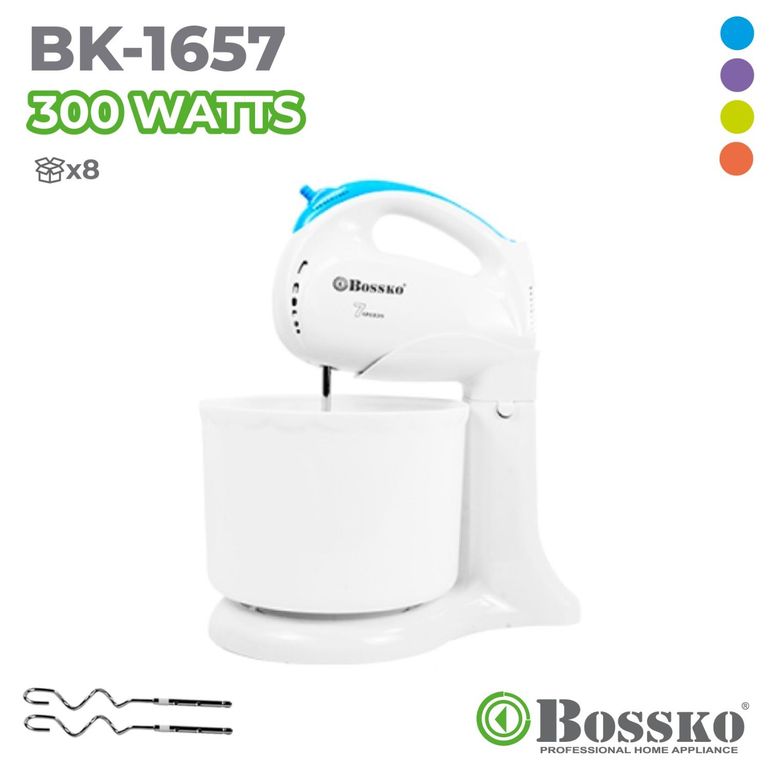 Batidora De Mano 300 Wats Bk-1657-Azul