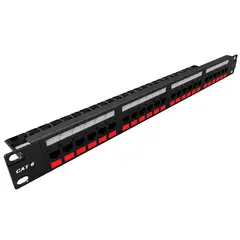 FURUKAWA - Patch Panel Gigalan CAT.6 RJ45 24 puerto T568A/B 19" 35030162