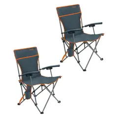 TRUPER - Silla plegable para playa y camping 2 unidades
