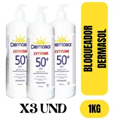 GENERICO - BLOQUEADOR X3 UND DERMOSOL 1 LITRO 50SPF