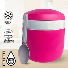 THERMOS - CONSERVADOR DE ALIMENTO POLIMES ROSADO 235ML