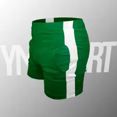 YML SPORT - Short de Entrenamiento Hombre - Short GYM Verde -