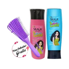 SKALA - Shampoo-Acondicionador Mais Cachos + Cepillo Definidor Gratis
