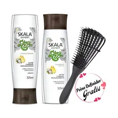 SKALA - Shampoo-Acondicionador Óleo De Coco + Cepillo Definidor Gratis