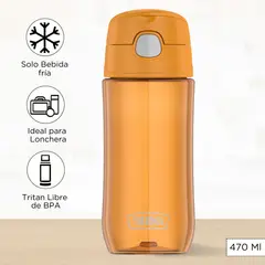 THERMOS - Tomatodo para niños FUN 470 Ml Naranja
