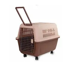 GENERICO - Kennel transportador L80 piso impermeable - marron