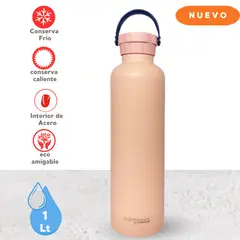 THERMOS - TOMATODO TÉRMICO DE ACERO SWINGO ROSADO 1L