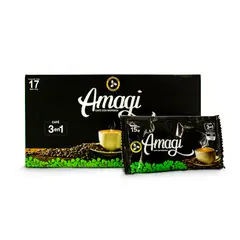 GENERICO - AMAGI 3 EN 1 CAFÉ CON MORINGA - MULTIVITAMINICO 17 STICKS