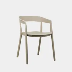 NIHM - Silla de Comedor Tayrona de Polipropileno Beige