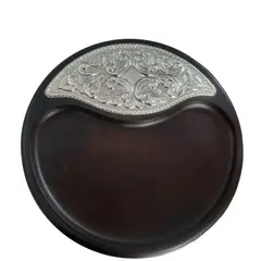 PERUVIANE - Plato para piqueos de madera con diseño de plat..950 de 20 cm