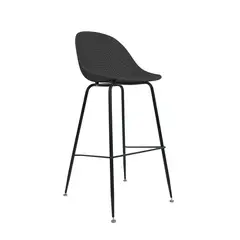 BONNO - Silla Banco para Bar Yoku Negro