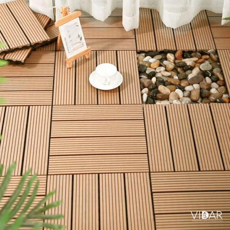 BALDOSAS DECK WPC MAPLE VENTA POR CAJA DE 0.99 m2