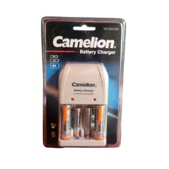 CAMELION - Cargador de Pilas y Bateria 9V Pilas 2 AA 2 AAA